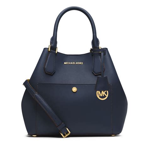 michael michael kors greenwich small saffiano leather satchel|Michael Kors edith large satchel.